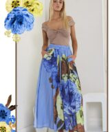 White Sandstorm Del Sol Maxi Skirt