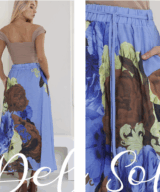 White Sandstorm Del Sol Maxi Skirt