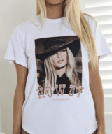 White Sandstorm Howdy Shotgun Tee