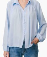 Sunnygirl Elliot Ls Pleat Blouse