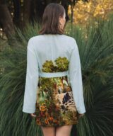 White Closet Woodlands Mini Dress