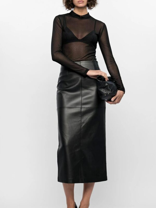 Staple the Label Kaia Spot Mesh Top