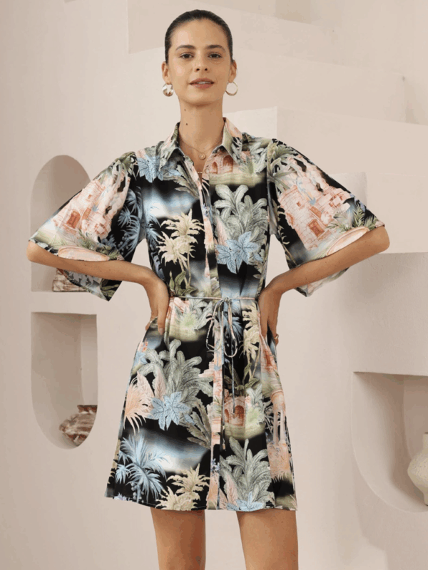 Iris Maxi Littie Ss Mini Dress