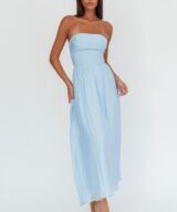 Here Comes the Sun Arleth Strapless Maxi Drs