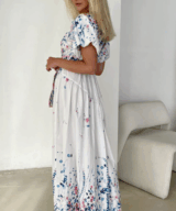 White Sandstorm Brielle Midi W/ Belt