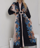 White Sandstorm Chaetau Noir Maxi Dress