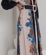 White Sandstorm Chaetau Noir Maxi Dress