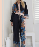 White Sandstorm Chaetau Noir Ls Shirt