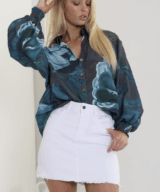 White Sandstorm Donatella B/U Top