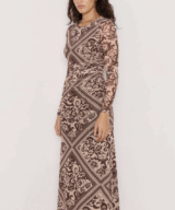 Minkpink Lumi Mesh Midi Dress