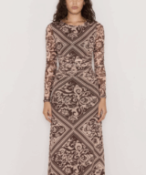 Minkpink Lumi Mesh Midi Dress