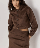 Minkpink Aston Suede Mini Skirt
