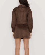 Minkpink Aston Suede Mini Skirt