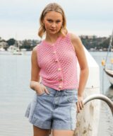 Paper Heart Paulo Knit Top