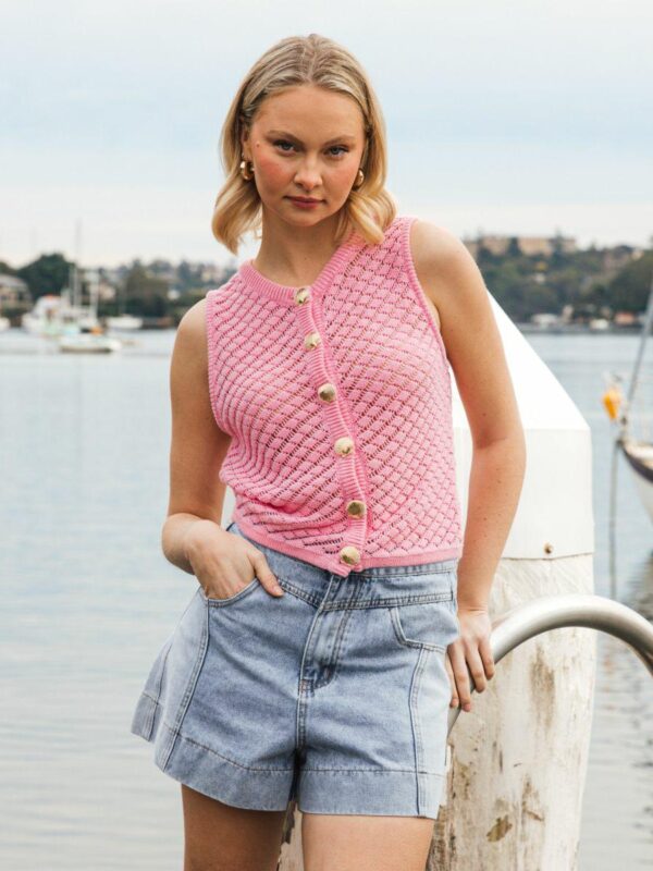 Paper Heart Paulo Knit Top