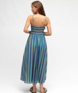 Paper Heart Renata Stripe Midi Dress
