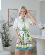 Shareen Jungle Ss Mini Dress