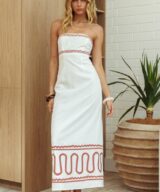 Indikah Zendaya Strapless Maxi Dr
