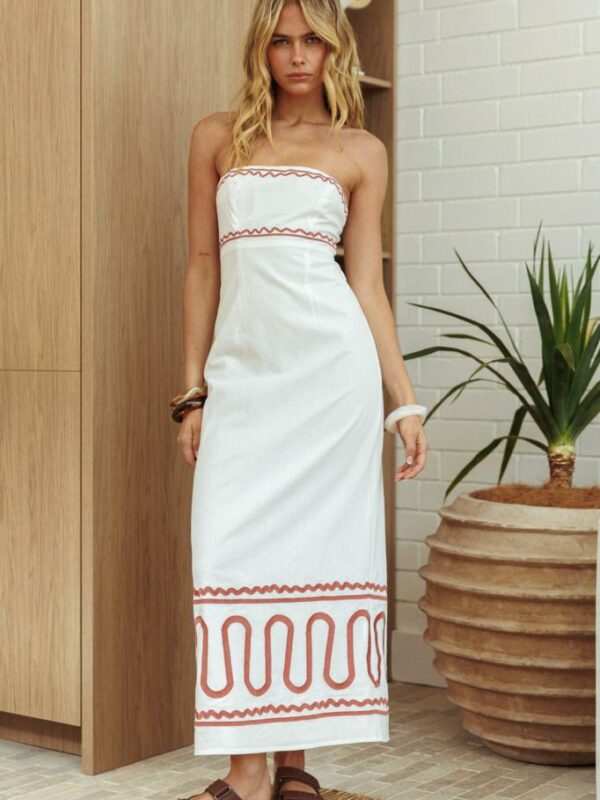 Indikah Zendaya Strapless Maxi Dr