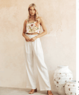 White Closet Medika Crop Top