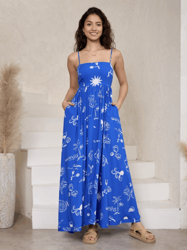 Wits the Label Soraya Cut Out Bk Maxi Dr