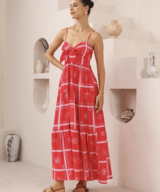 Iris Maxi Samantha Tie Frt Maxi Drs