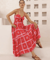 Iris Maxi Samantha Tie Frt Maxi Drs