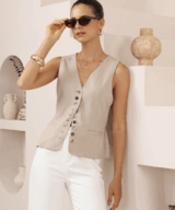 Iris Maxi Burmuda Vest