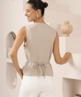 Iris Maxi Burmuda Vest
