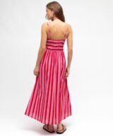 Paper Heart Renata Stripe Midi Dress
