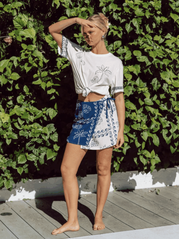Paper Heart Brasilia Wrap Mini Skirt
