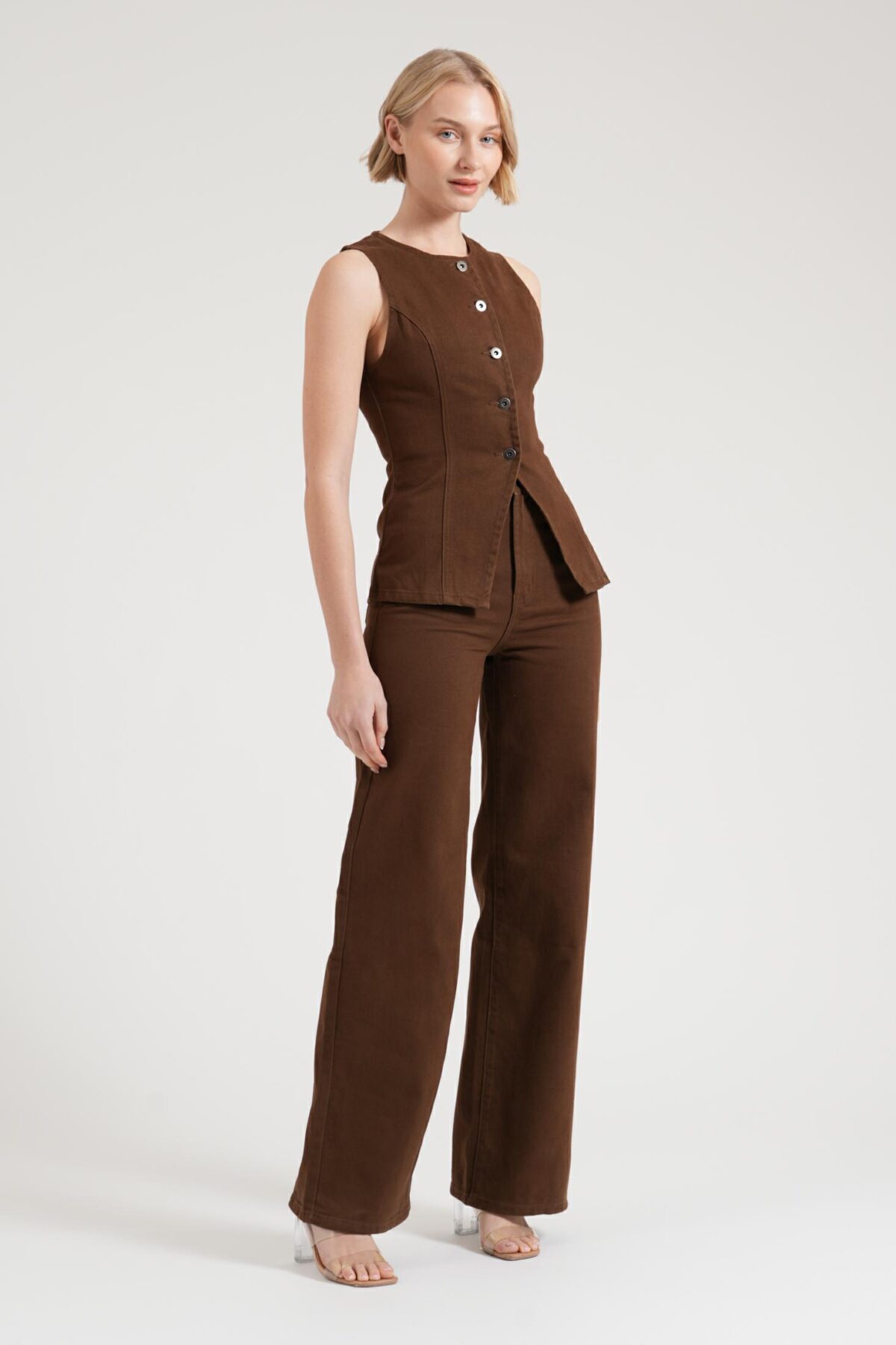 Rose Bullet Arlette Wide Leg Den Jean