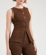Rose Bullet Arlette Denim Vest