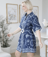 Shareen Seashell Ss Mini Dress