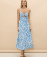 Wits the Label Daisy Twist Front Midi D