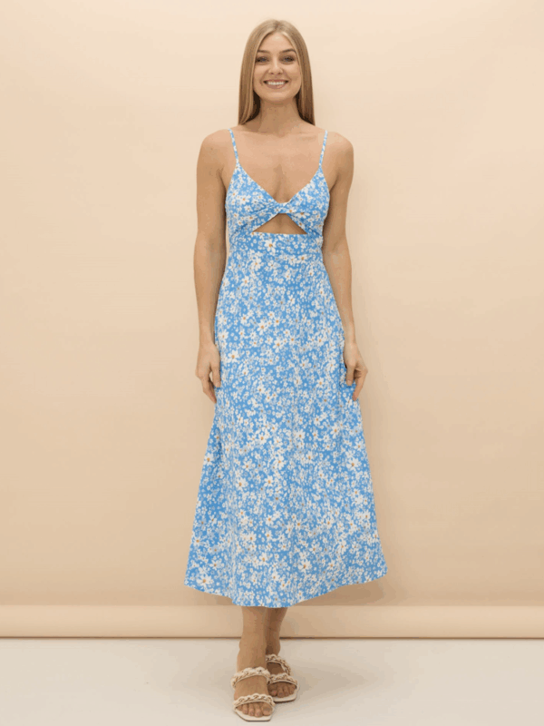 Wits the Label Daisy Twist Front Midi D